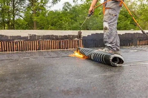 Commercial flat roof project