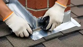 Roof repair project